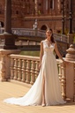 8010 chiffon skirt with splits 