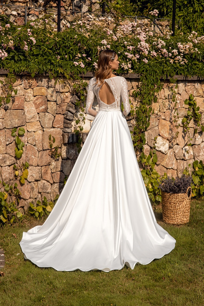 8025 satin skirt