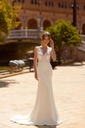 8032 crepe fit-n-flare skirt